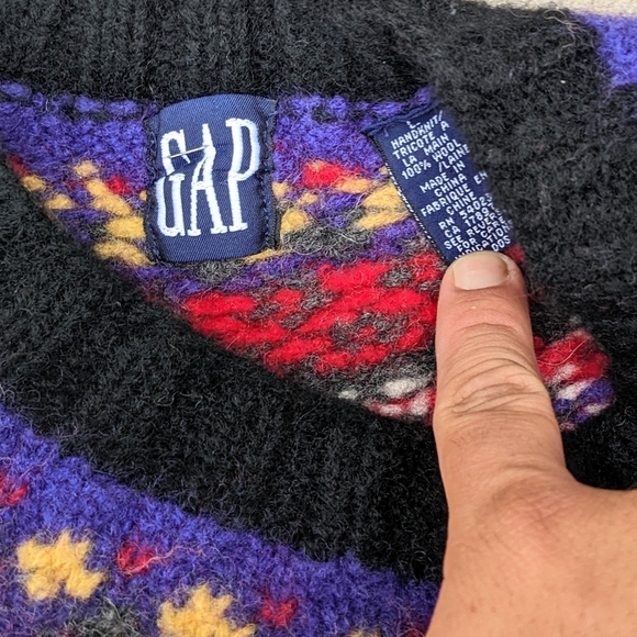 Vintage Gap knit wool sweater - Picture 3 of 4